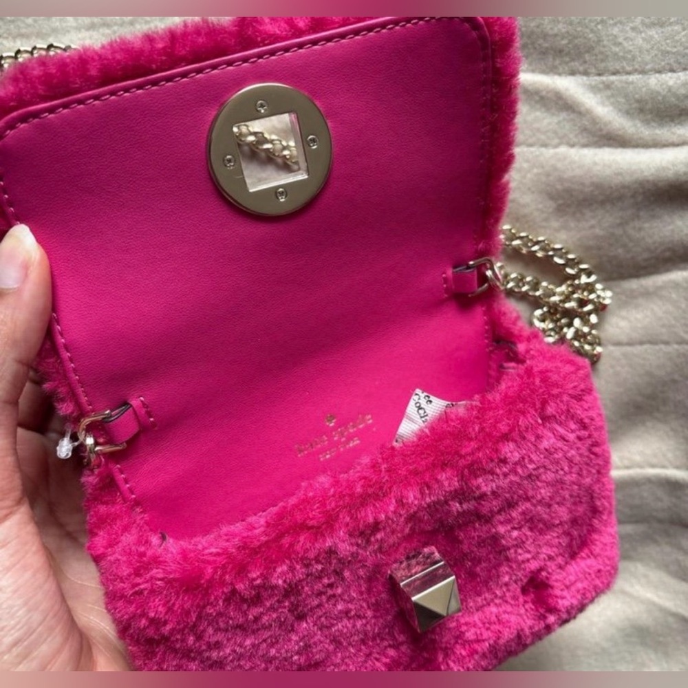 Kate Spade Audrey Shearling Micro
Crossbody NWT - Picture 6 of 10